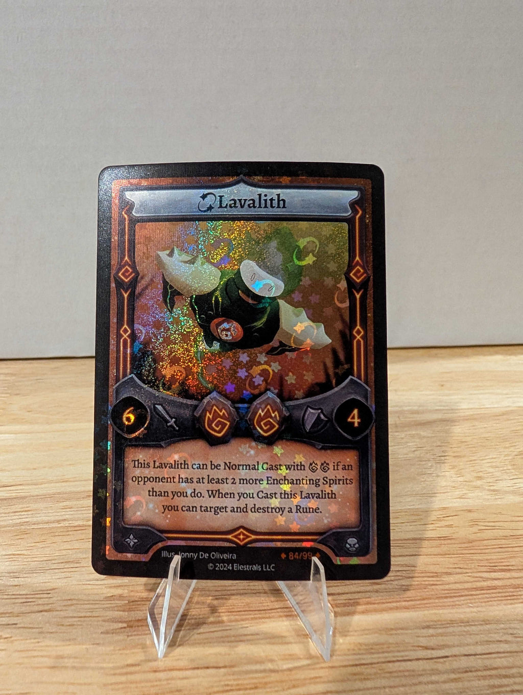 Serialized Stellar Lavalith 84/99