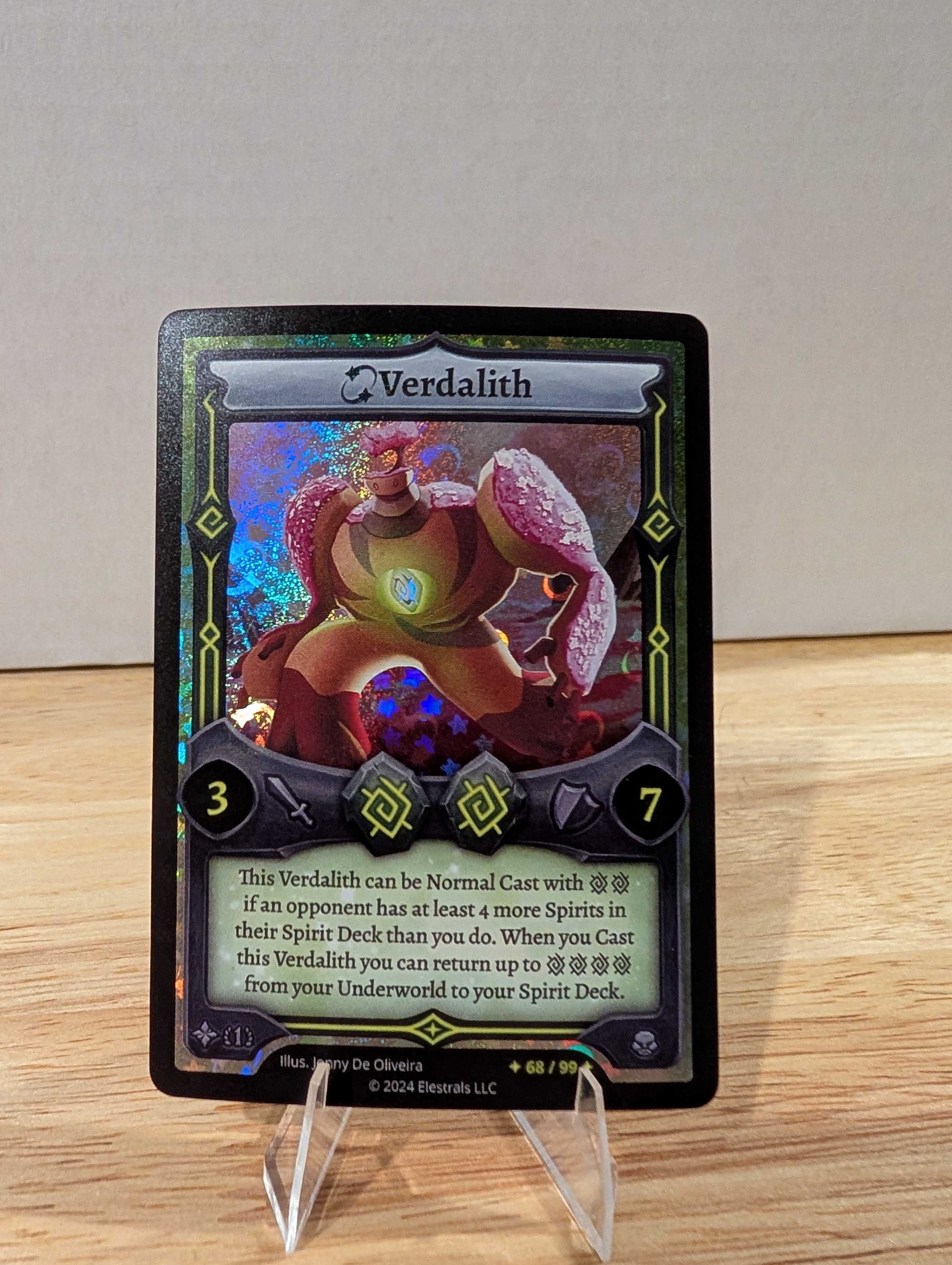 Serialized Stellar Verdalith 68/99