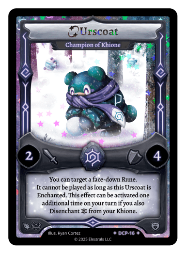 DCP-16 Stellar Urscoat Champion of Khione Promo