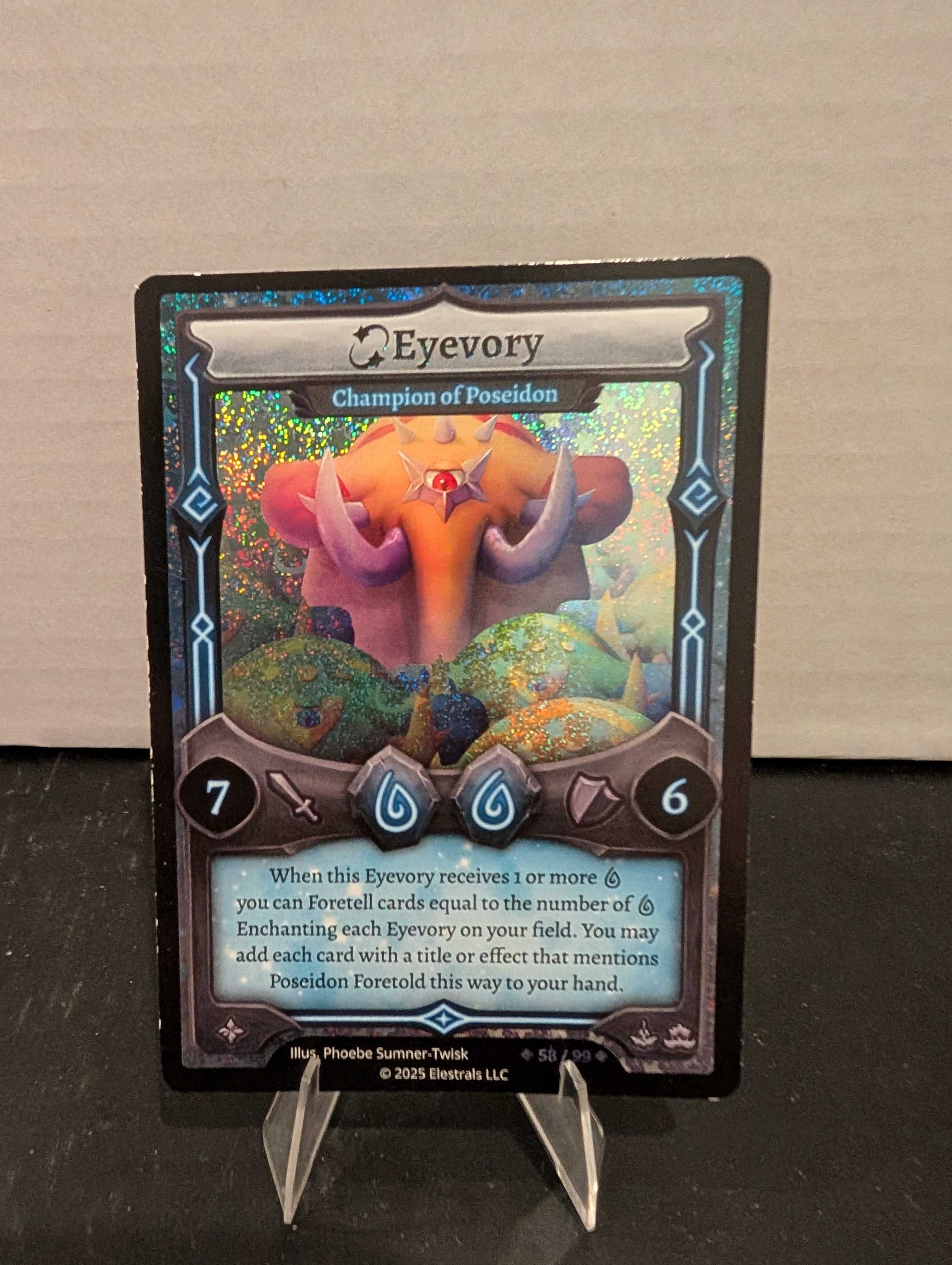 Serialized Stellar Eyevory 58/99