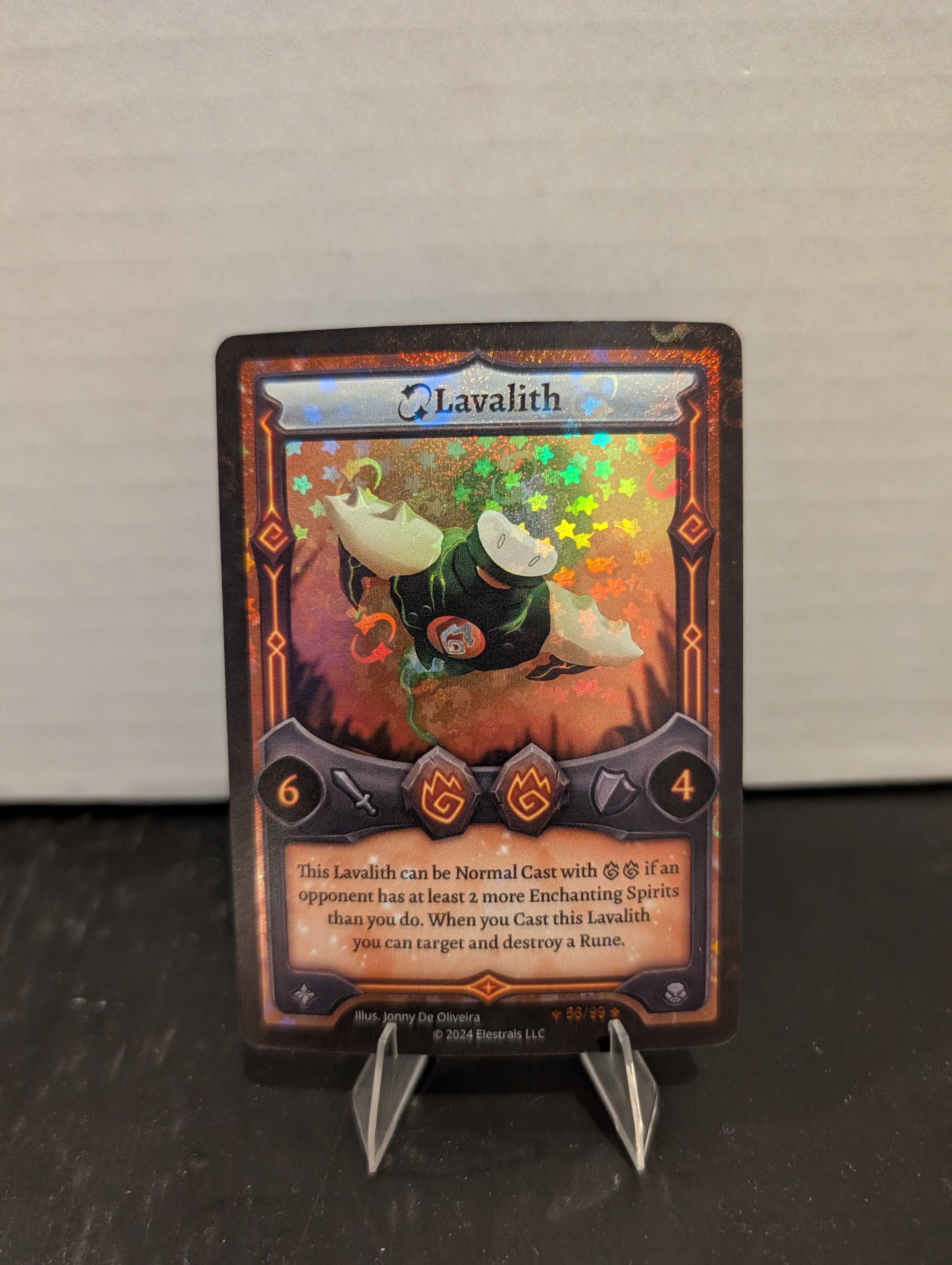 Serialized Stellar Lavalith 56/99