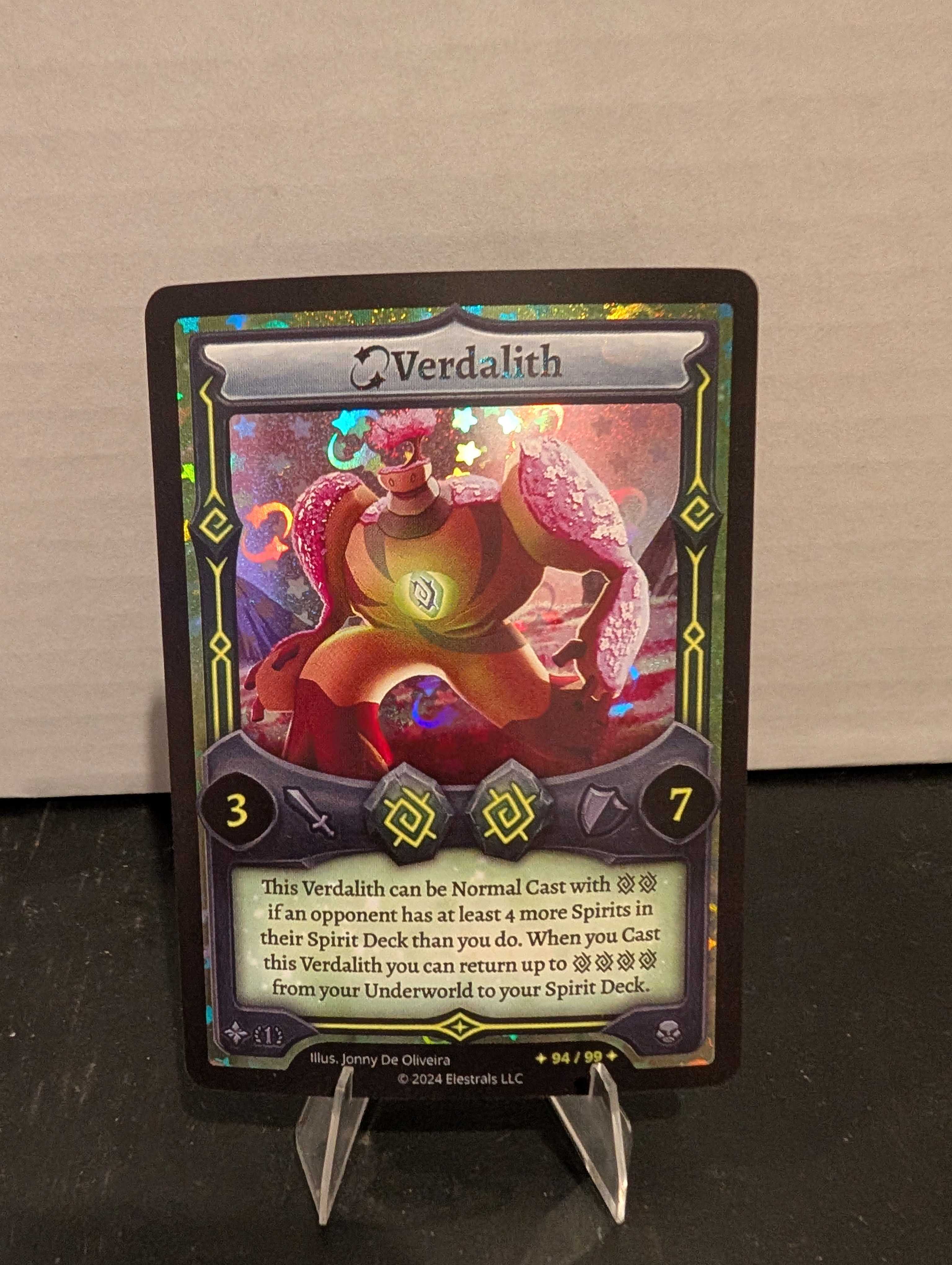 Serialized Stellar Verdalith 94/99