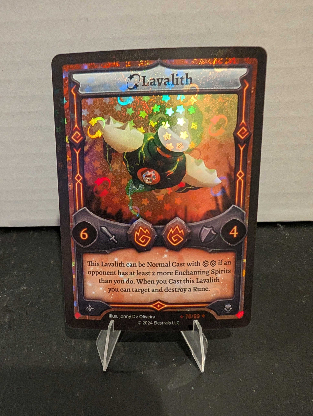 Serialized Stellar Lavalith 76/99