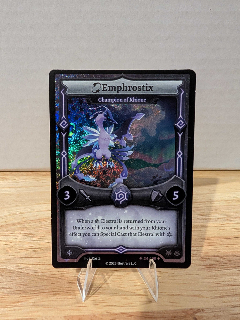 Serialized Stellar Emphrostix - Champion of Khione 24/99