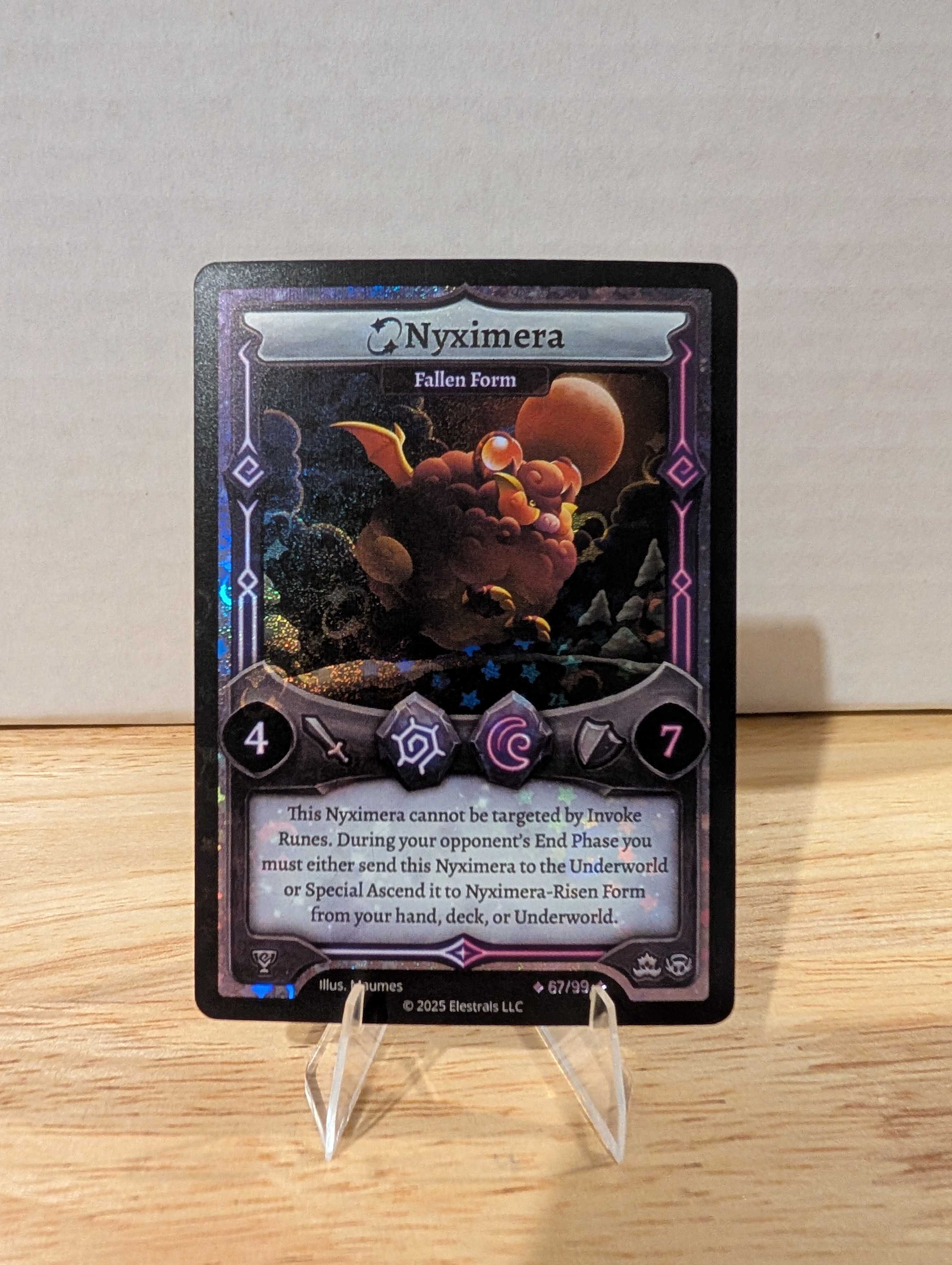 Serialized Stellar Nyximera - Fallen Form 67/99