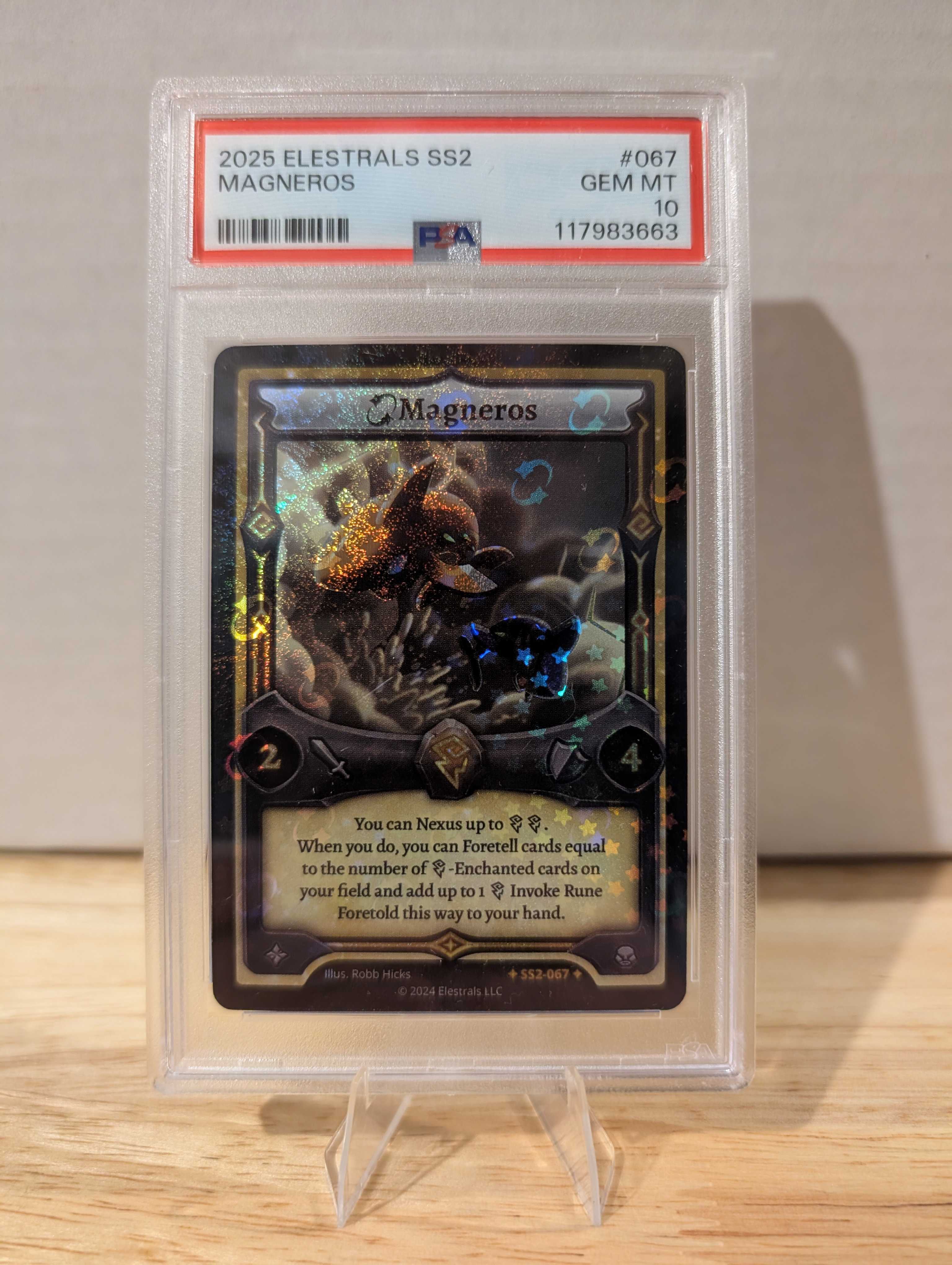 PSA 10 Reverse Stellar Magneros