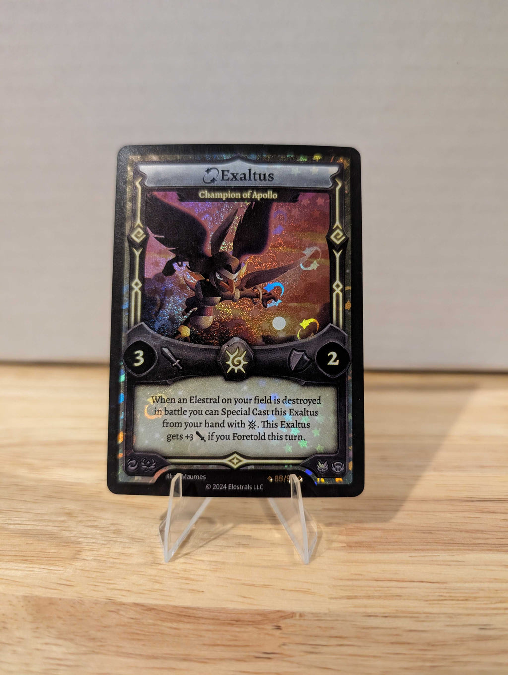 Serialized Stellar Exaltus Champion of Apollo 85/99