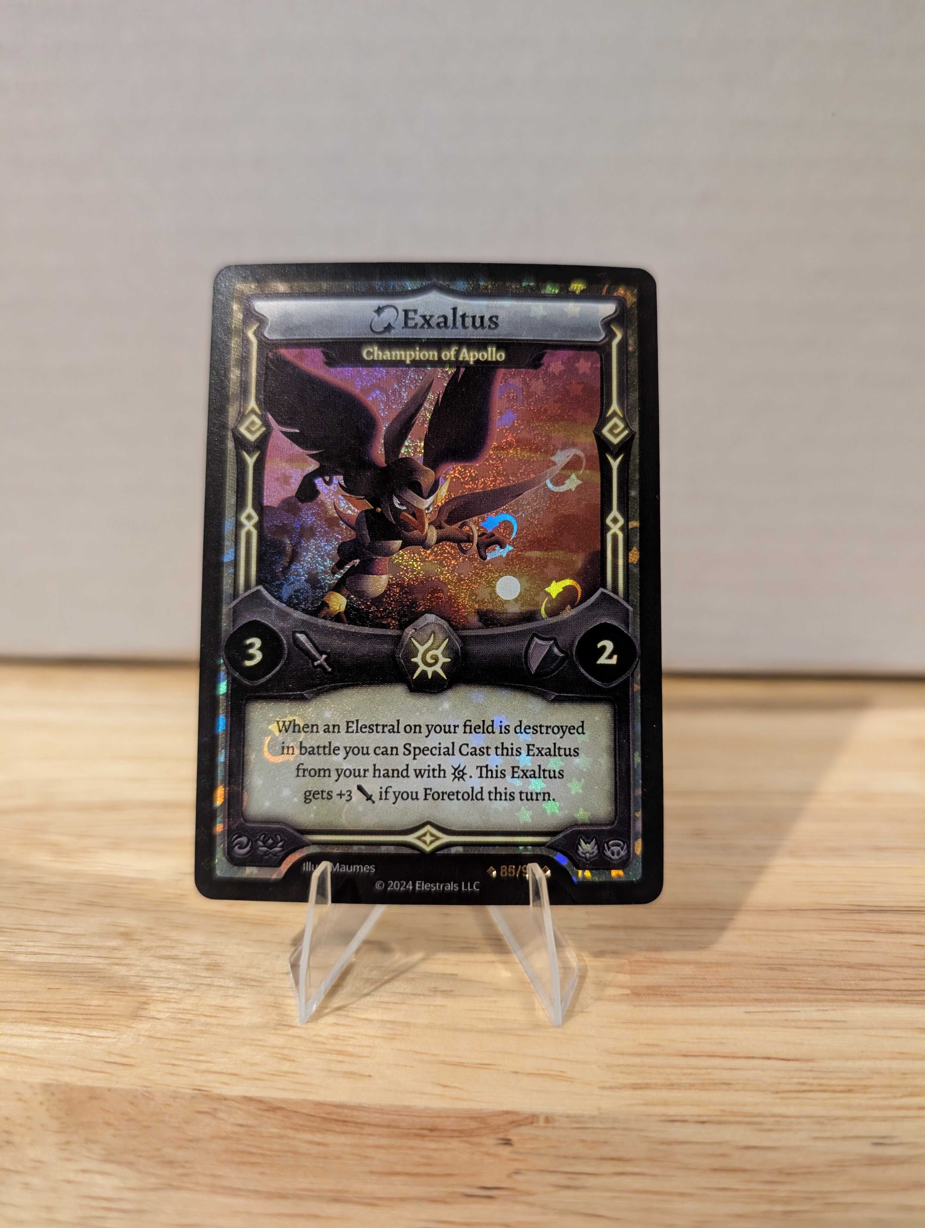 Serialized Stellar Exaltus Champion of Apollo 85/99