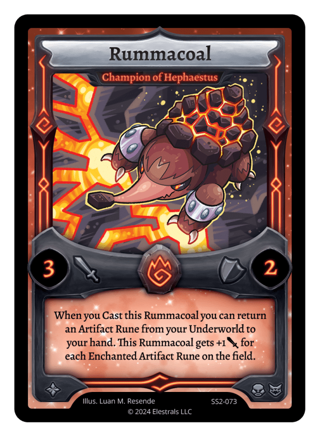 SS2-073 Rummacoal - Champion of Hephaestus