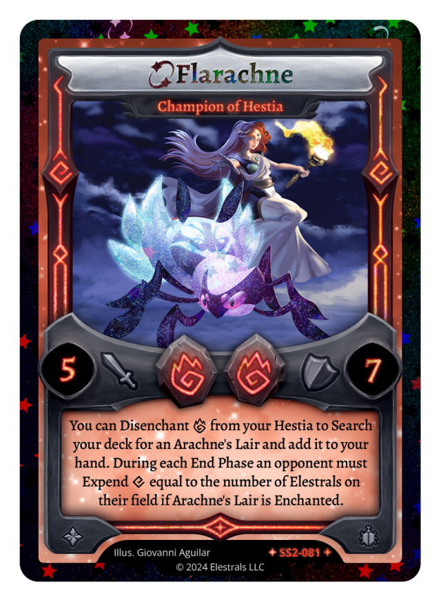 SS2-081  Reverse Stellar Flarachne CoH