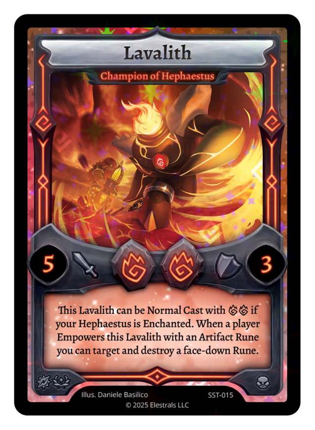 SST-015 Lavalith - Champion of Hephaestus