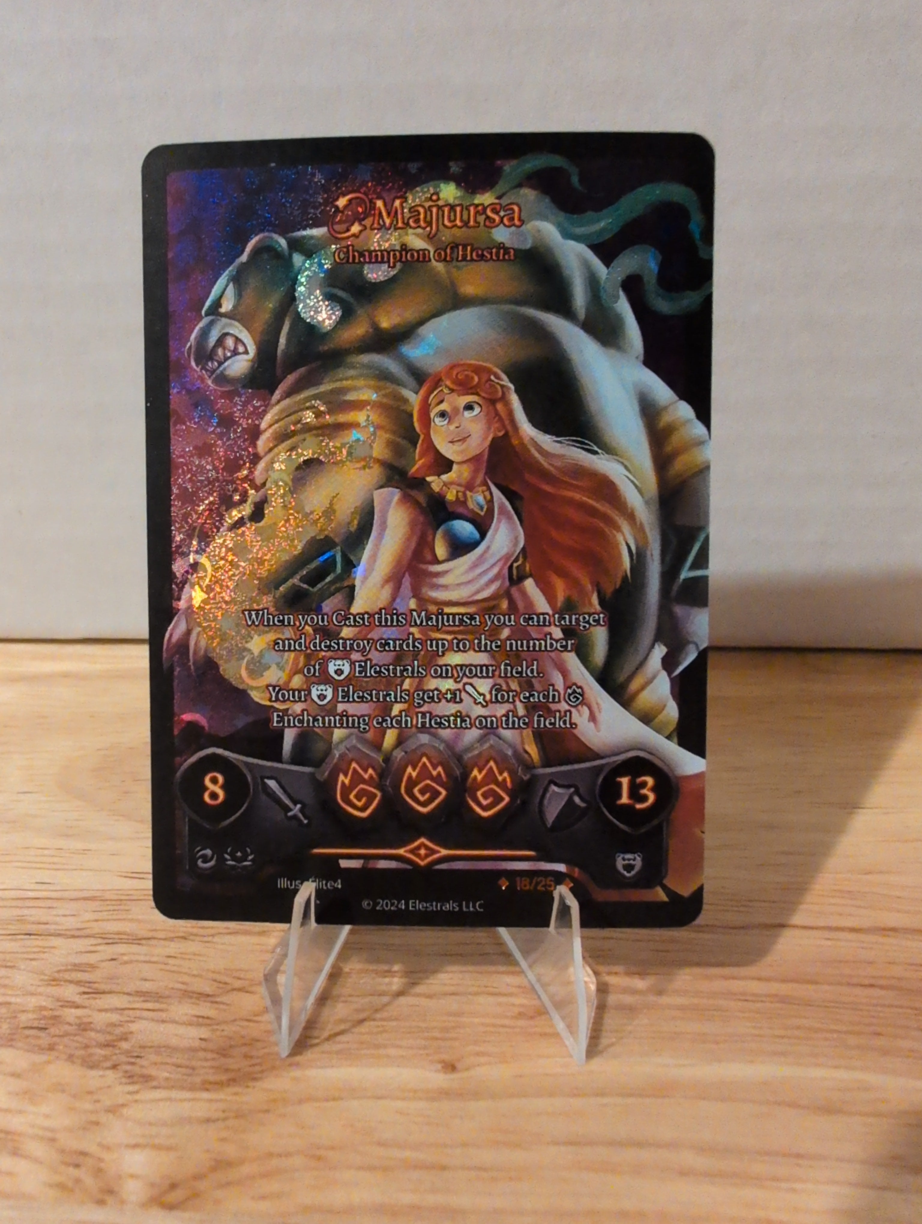 Serialized Stellar Majursa Champion of Hestia 18/25