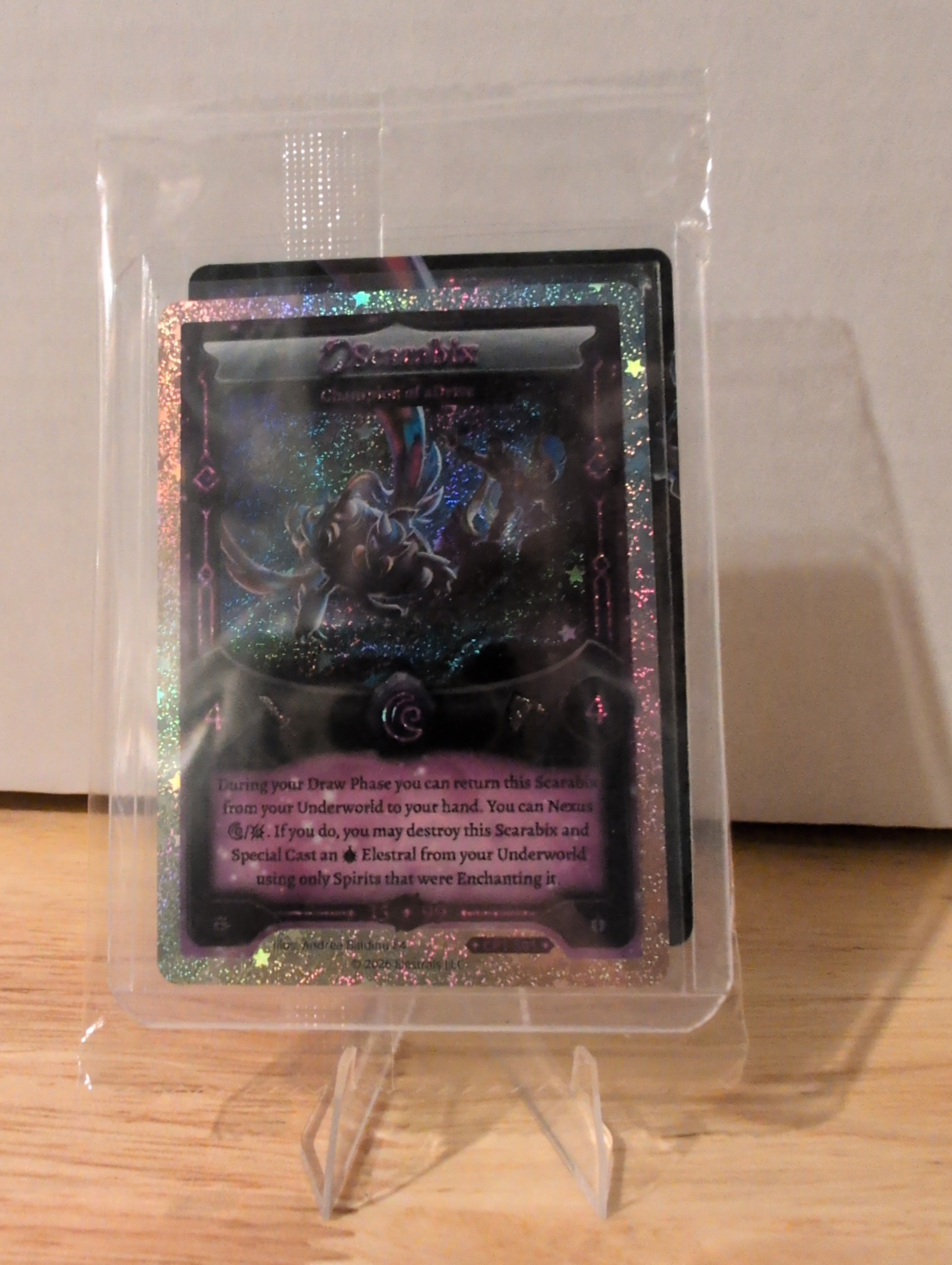 Serialized Stellar Scarabix - Champion of aDrive 15/99