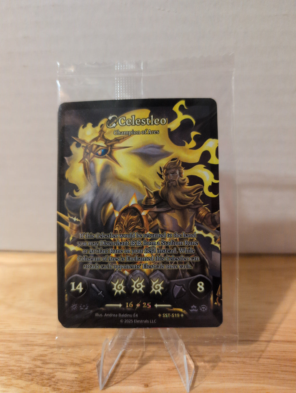 Serialized Stellar Celestleo Champion of Ares 16/25