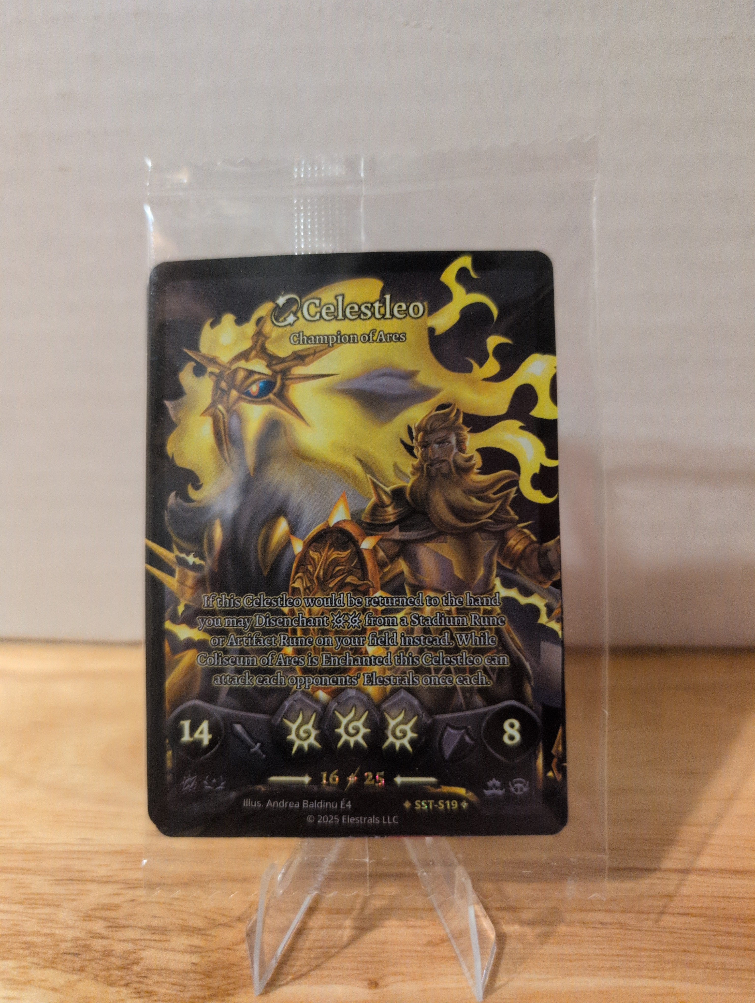 Serialized Stellar Celestleo Champion of Ares 16/25