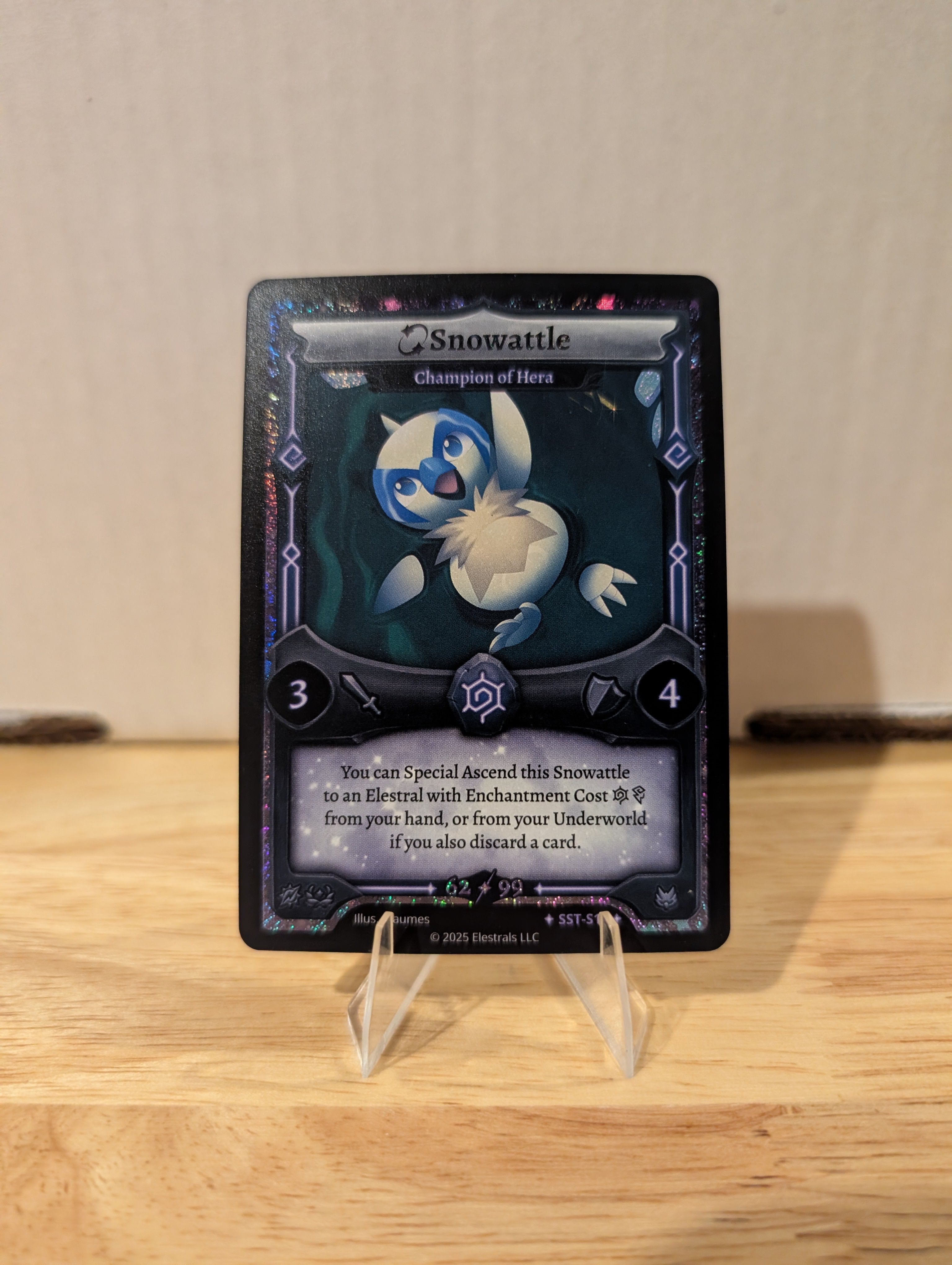Serialized Stellar Snowattle - Champion of Hera 62/99