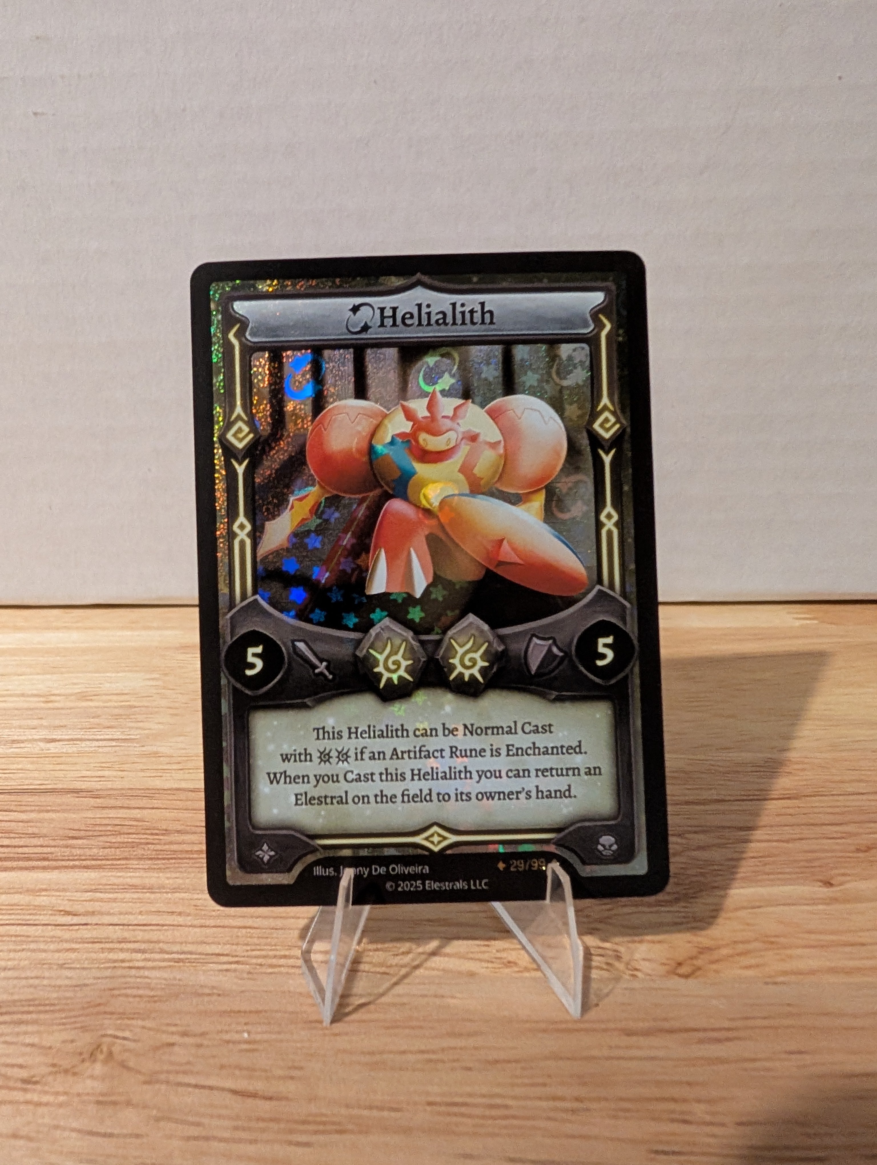 Serialized Stellar Helialith 29/99